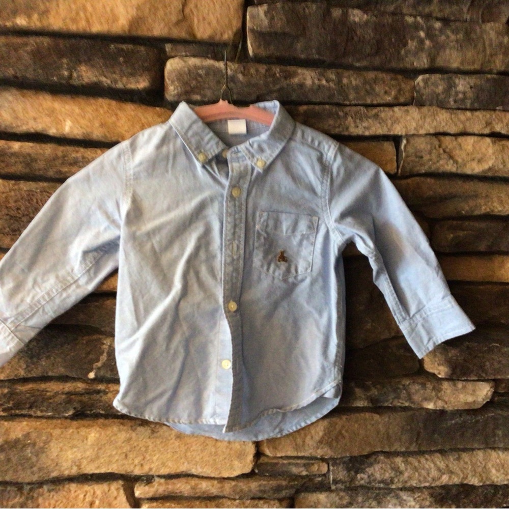 GAP Kids Blue Button-Down Shirt